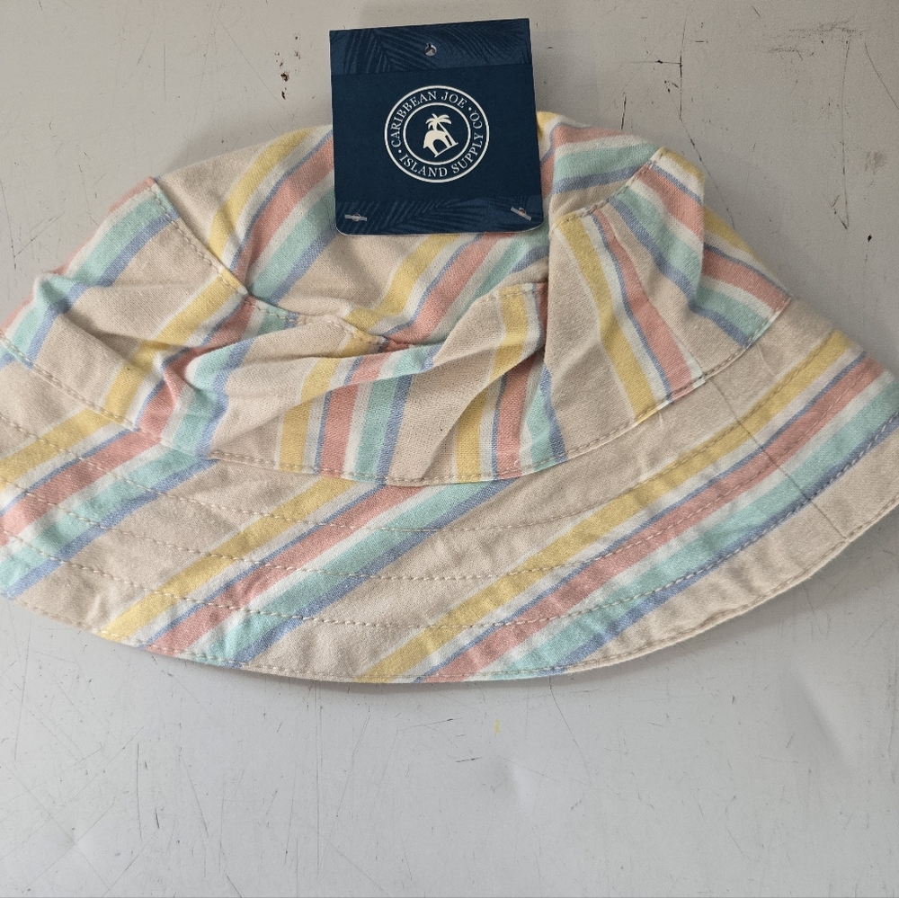 Caribbean Joe Island Supply Co Kids Sun Hat Brand New Colorful
